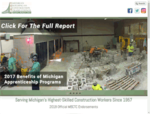 Tablet Screenshot of michiganbuildingtrades.org